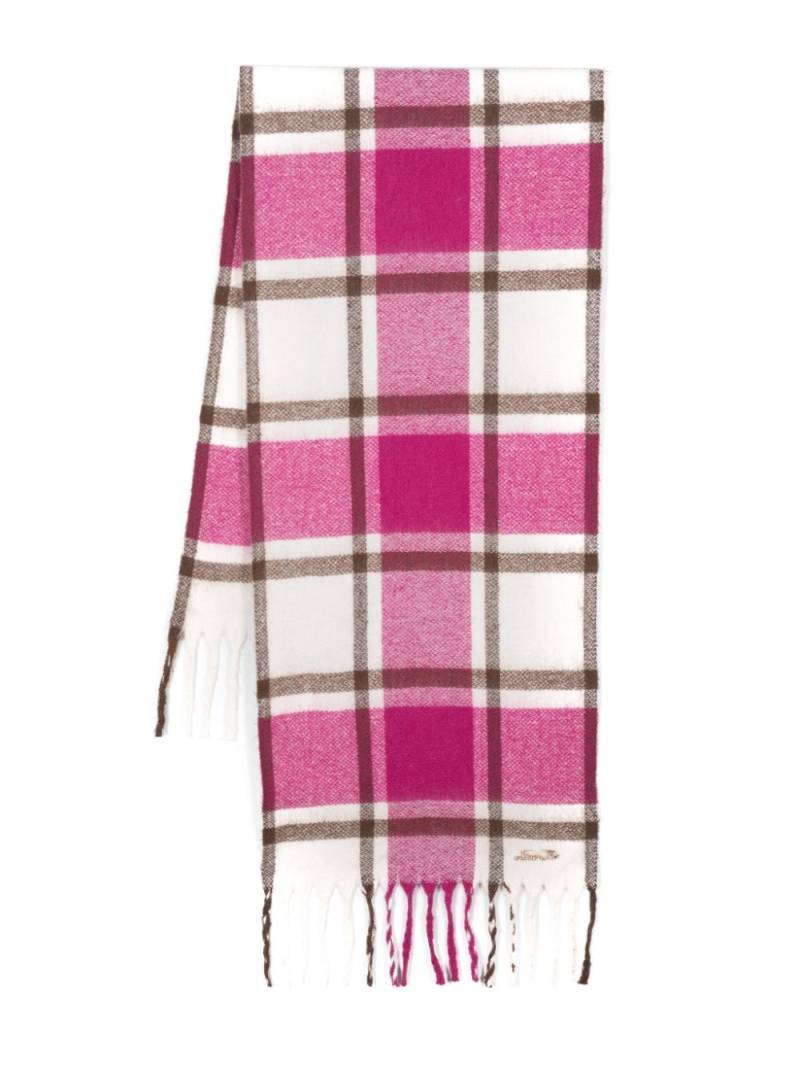 LIU JO checkered scarf - Pink von LIU JO