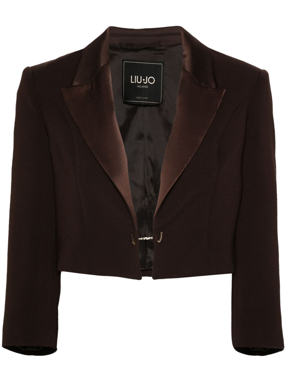 LIU JO crepe blazer - Brown von LIU JO