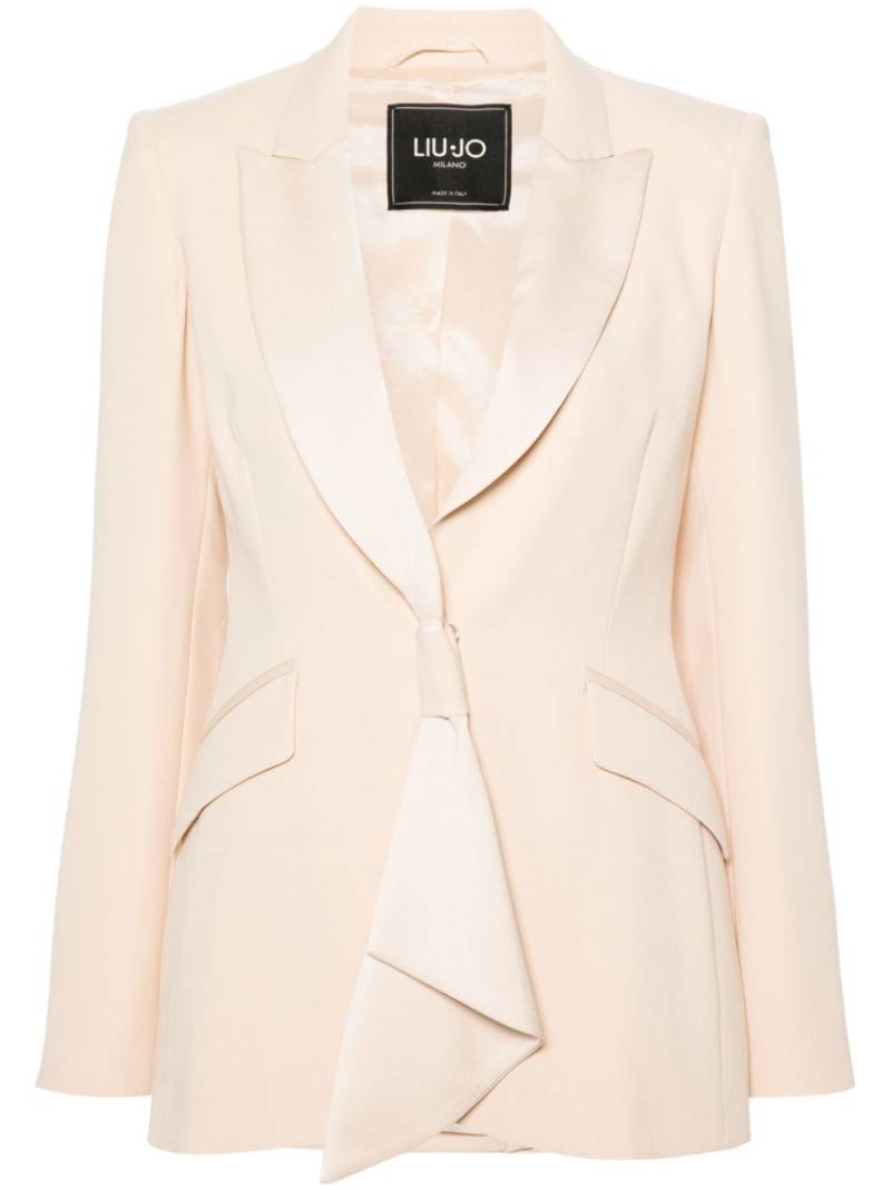 LIU JO crepe blazer - Neutrals von LIU JO