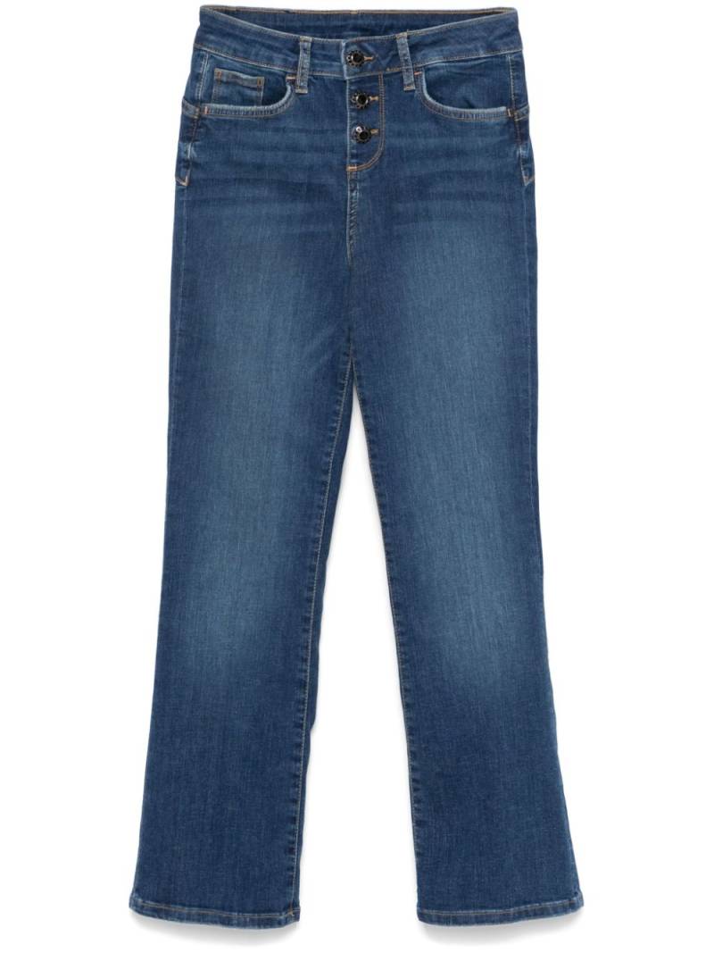 LIU JO cropped bootcut jeans - Blue von LIU JO