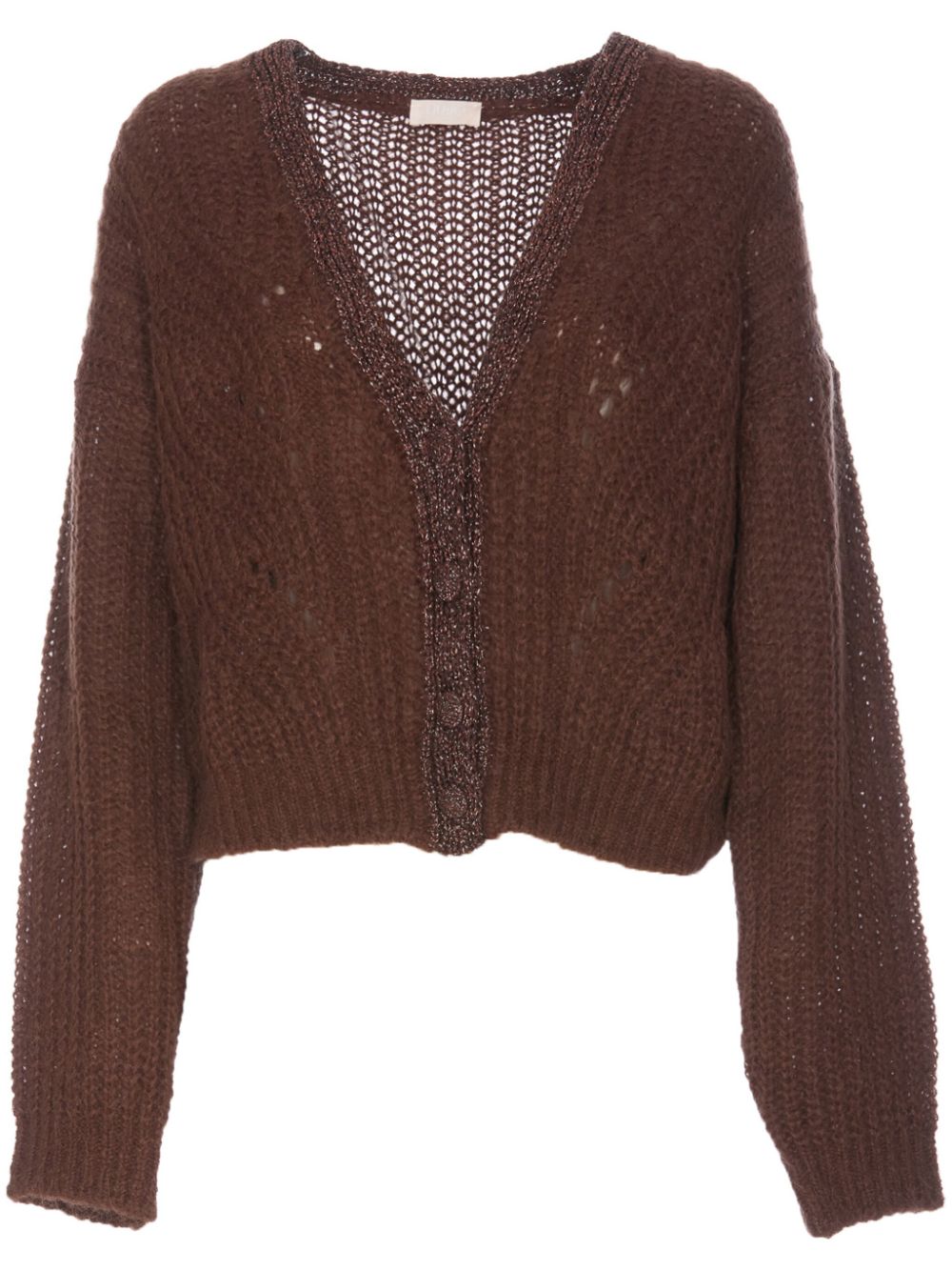 LIU JO cropped cardigan - Brown von LIU JO