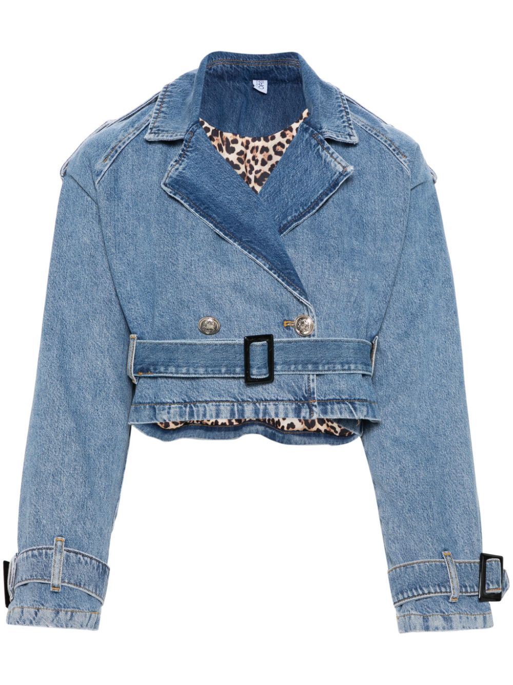 LIU JO cropped denim jacket - Blue von LIU JO