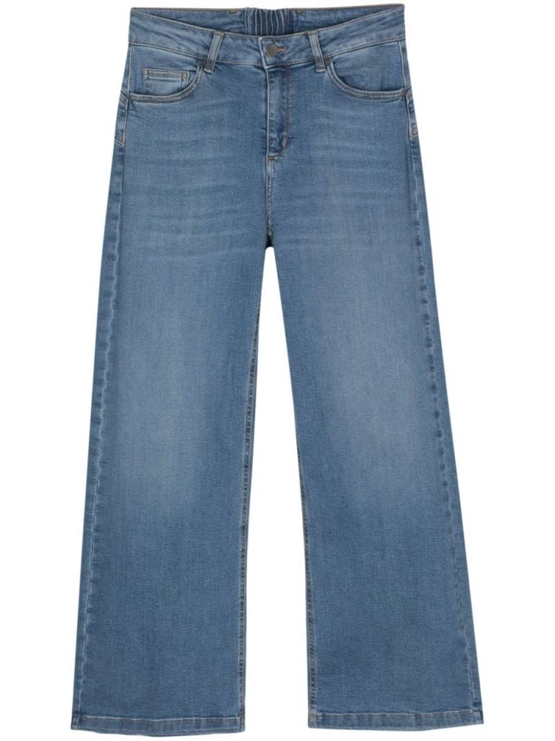 LIU JO cropped flared jeans - Blue von LIU JO