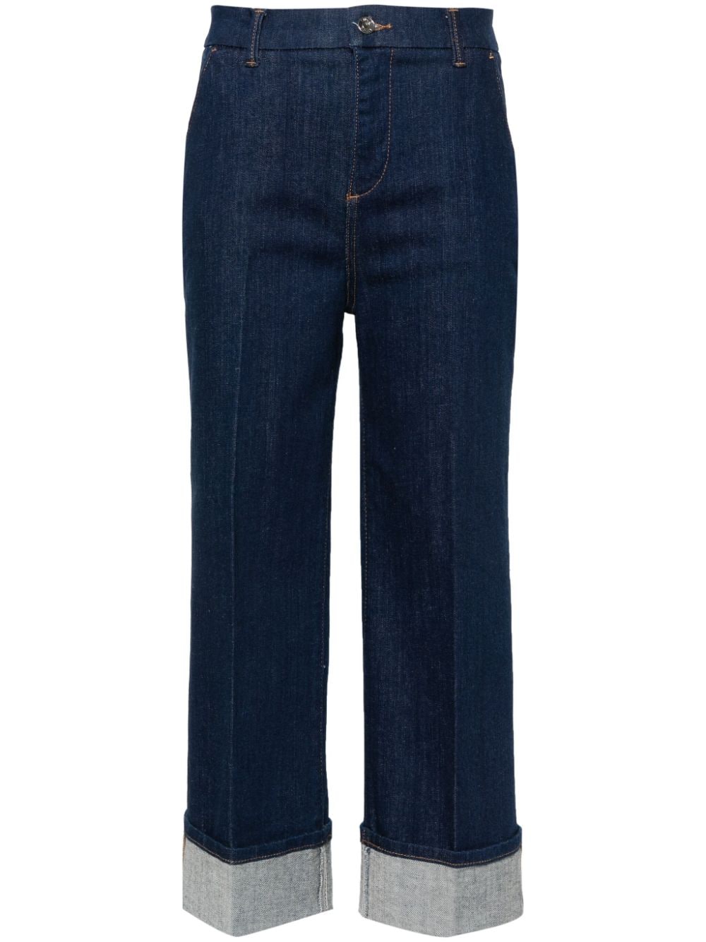 LIU JO cropped straight-leg jeans - Blue von LIU JO