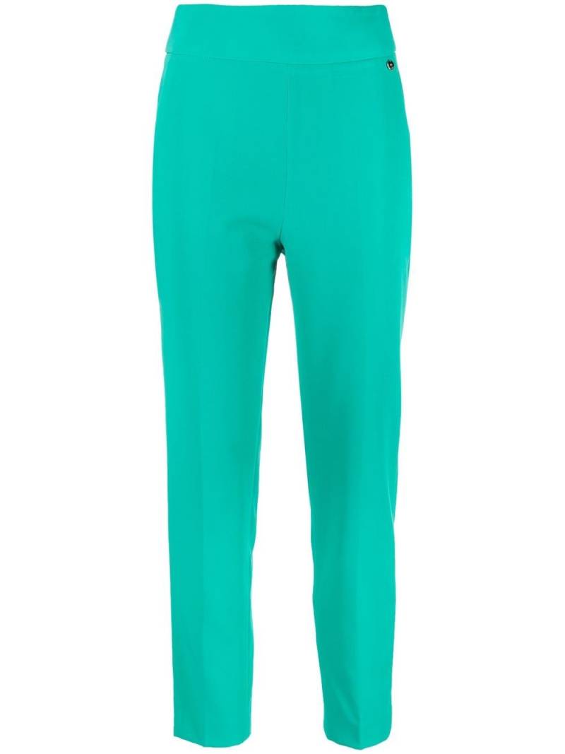 LIU JO cropped tailored trousers - Green von LIU JO