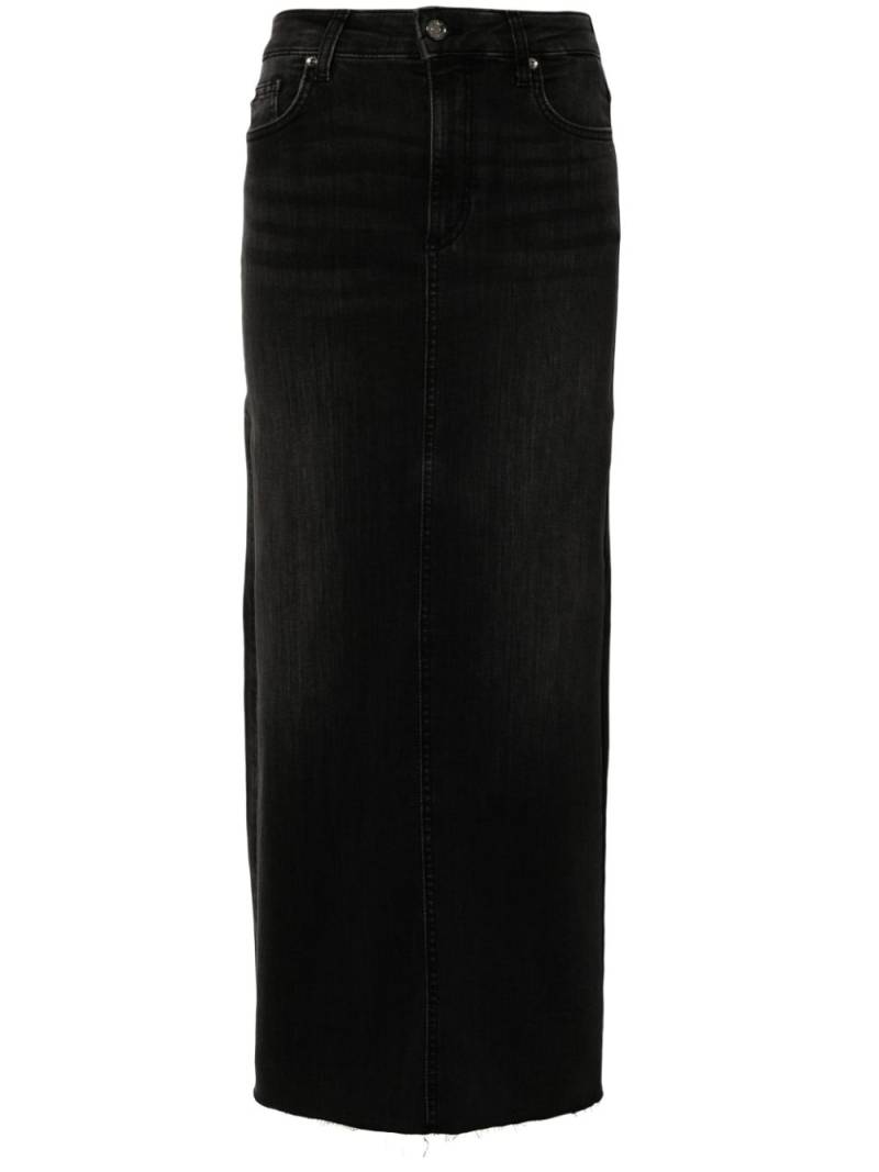 LIU JO denim maxi skirt - Black von LIU JO