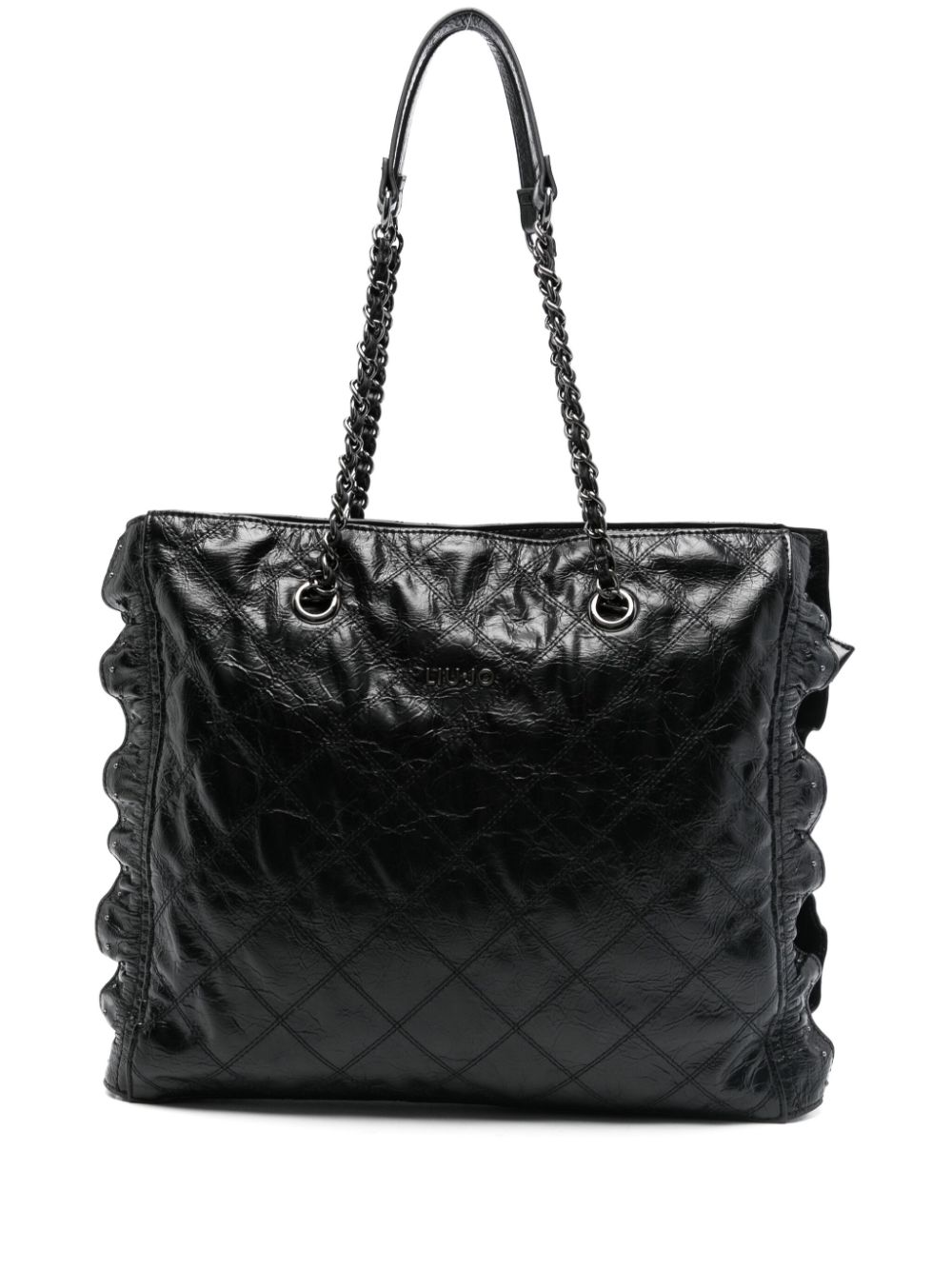 LIU JO diamond stitching shoulder bag - Black von LIU JO