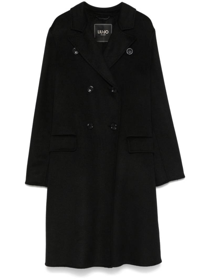 LIU JO double-breasted coat - Black von LIU JO