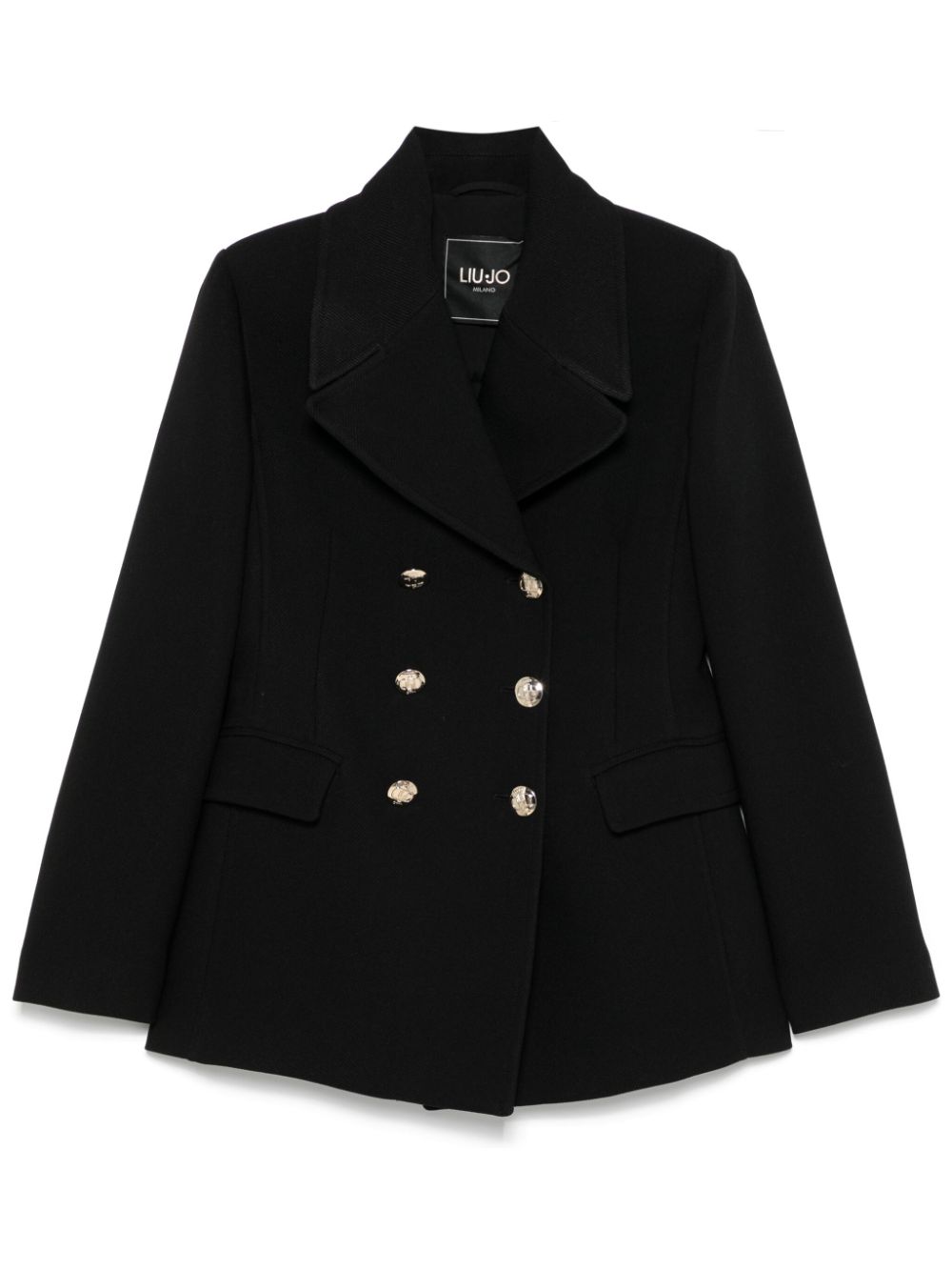 LIU JO double-breasted coat - Black von LIU JO