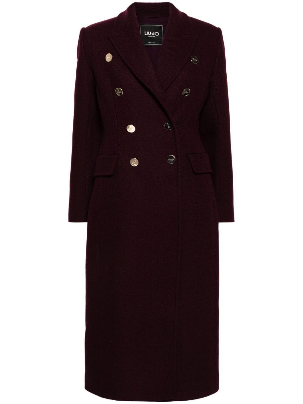 LIU JO double-breasted coat - Purple von LIU JO