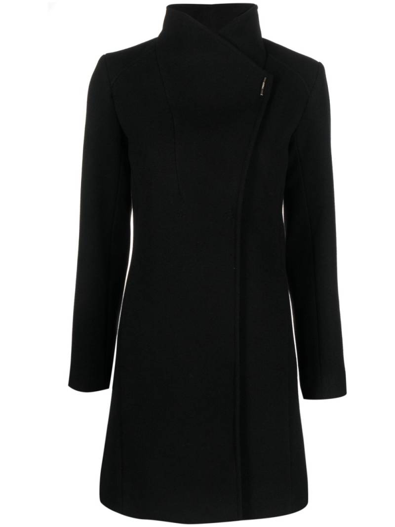 LIU JO double-breasted funnel-neck felted coat - 22222 NERO von LIU JO