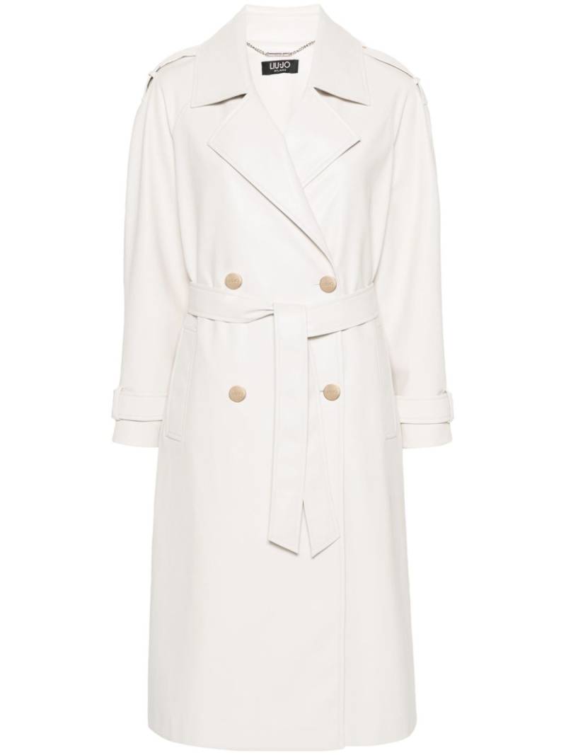 LIU JO double-breasted trench coat - Neutrals von LIU JO