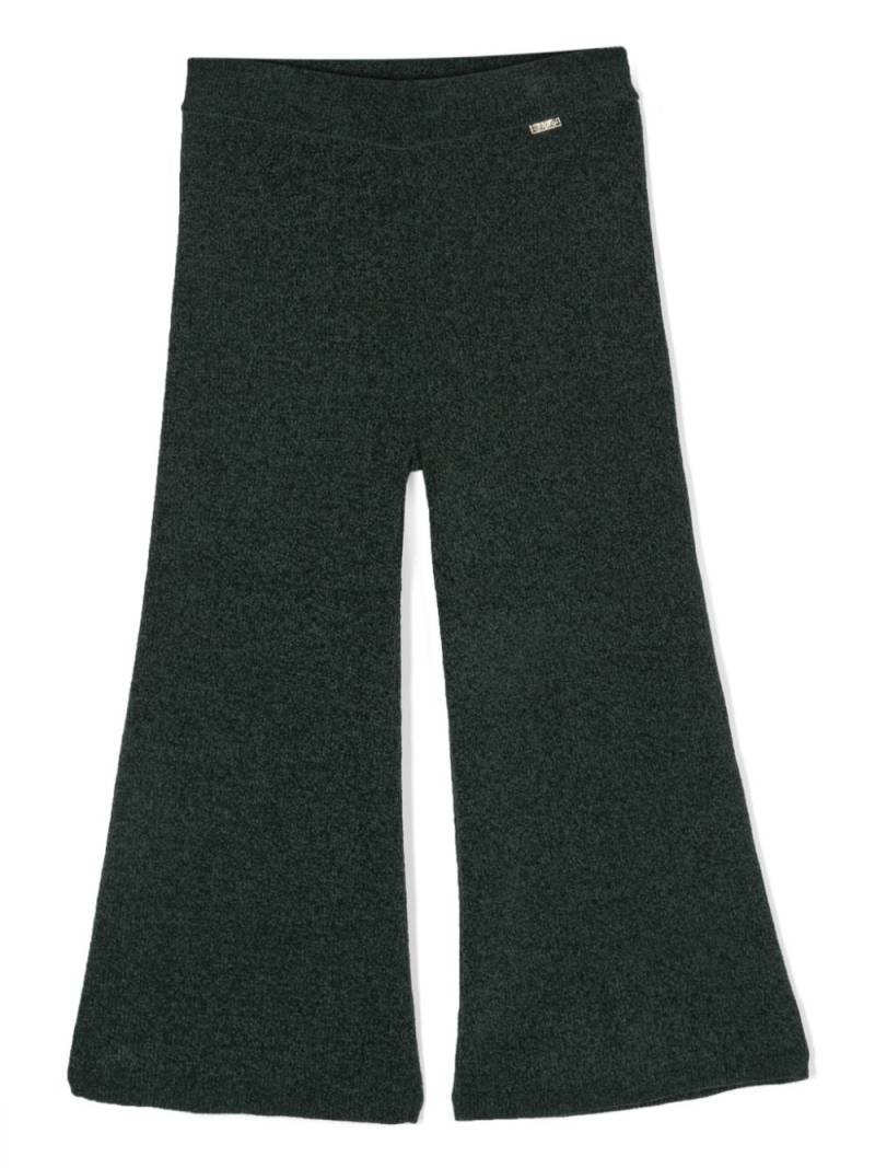 Liu Jo Kids elasticated-waist wide-leg trousers - Green von Liu Jo Kids