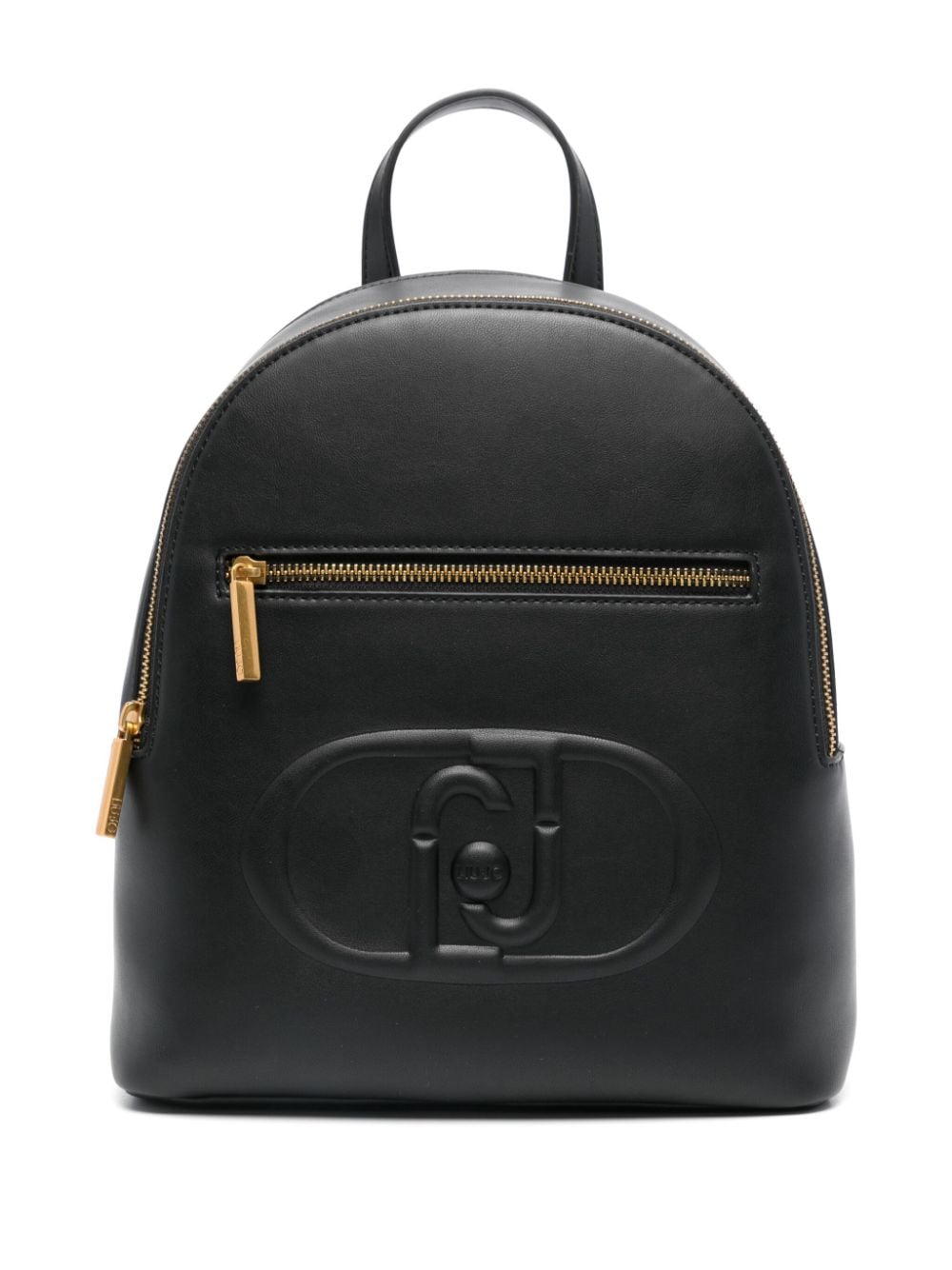 LIU JO embossed-logo backpack - Black von LIU JO