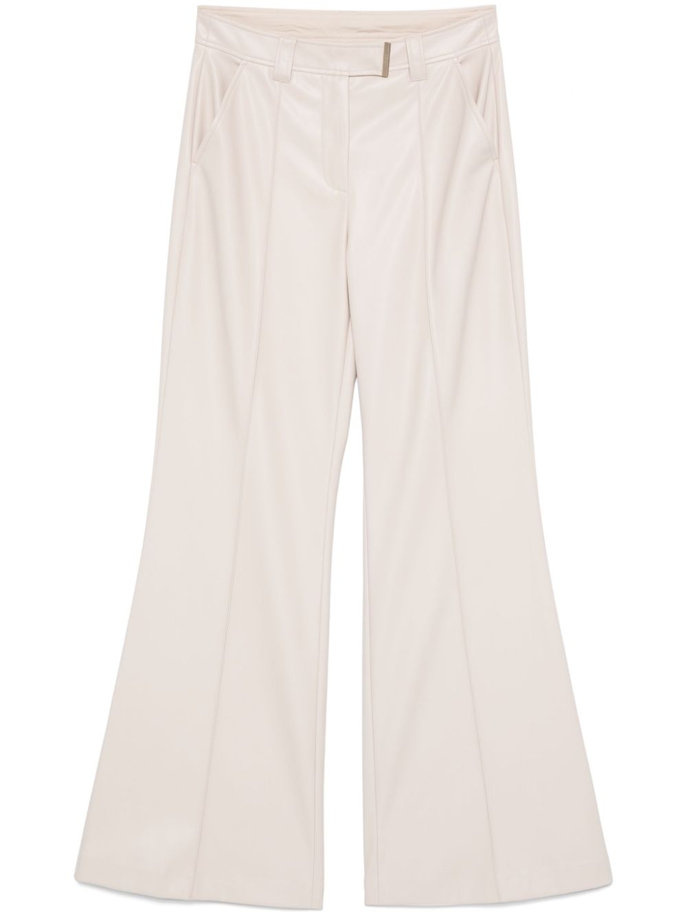 LIU JO faux-leather palazzo pants - Neutrals von LIU JO