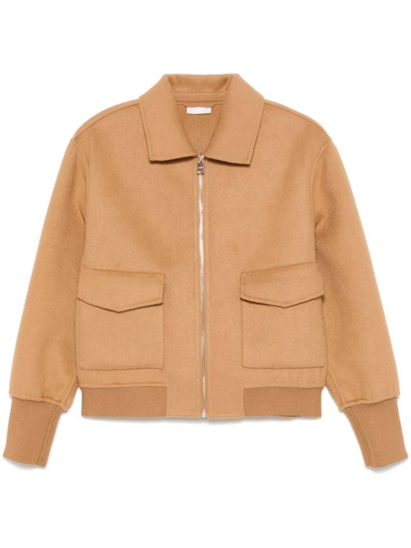 LIU JO felted bomber jacket - Brown von LIU JO