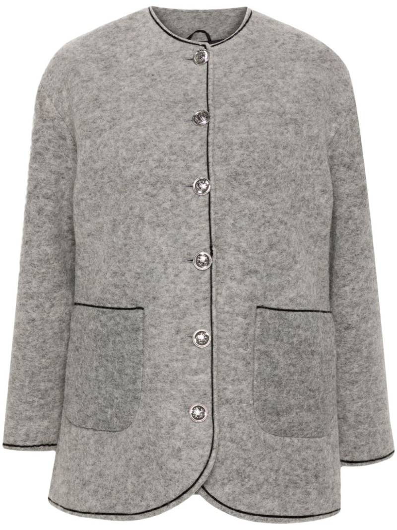 LIU JO felted jacket - Grey von LIU JO