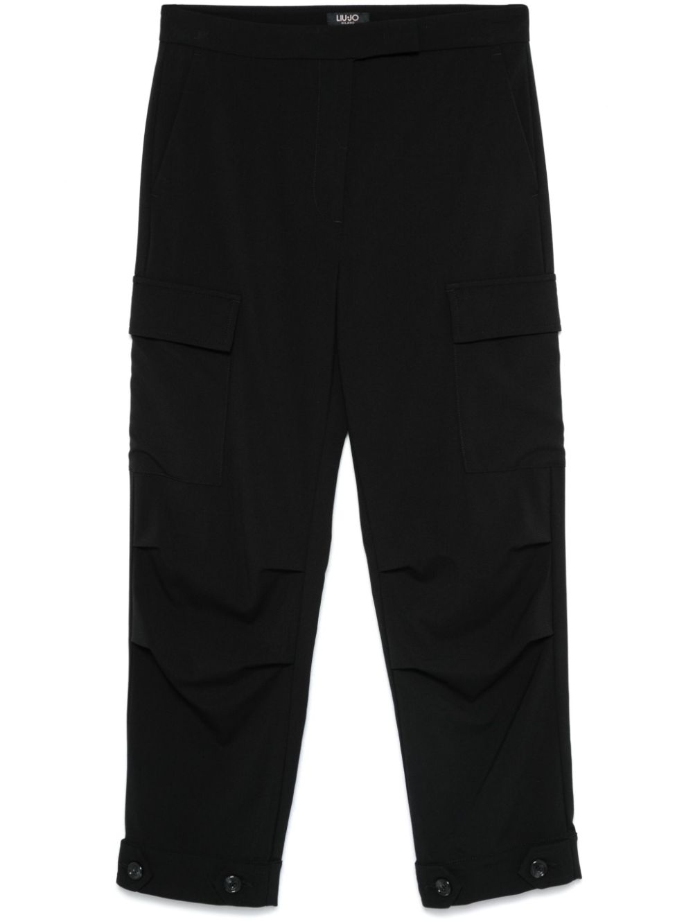 LIU JO flannel cargo pants - Black von LIU JO