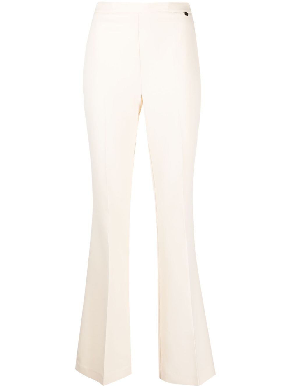 LIU JO flared stretch trousers - Neutrals von LIU JO