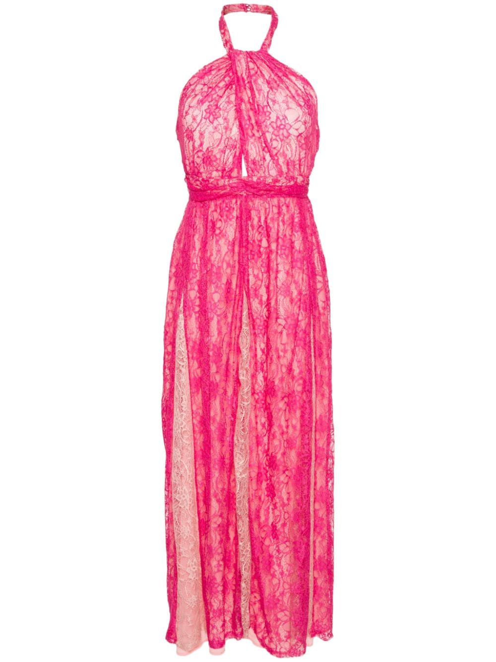LIU JO floral-lace maxi dress - Pink von LIU JO