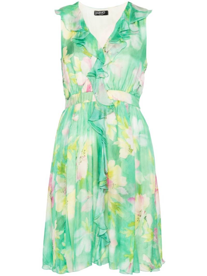 LIU JO floral-print mini dress - Green von LIU JO