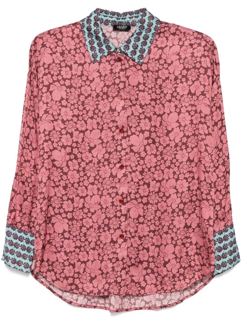 LIU JO floral-print shirt - Pink von LIU JO