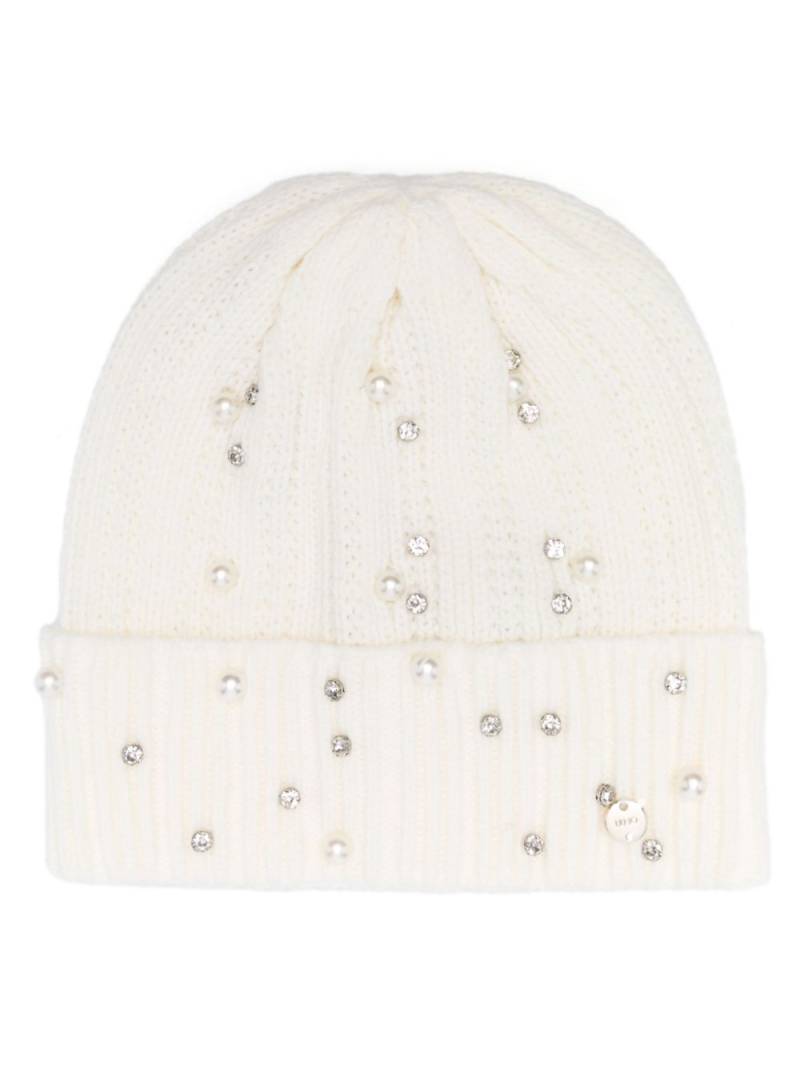 LIU JO gemstones beanie - White von LIU JO