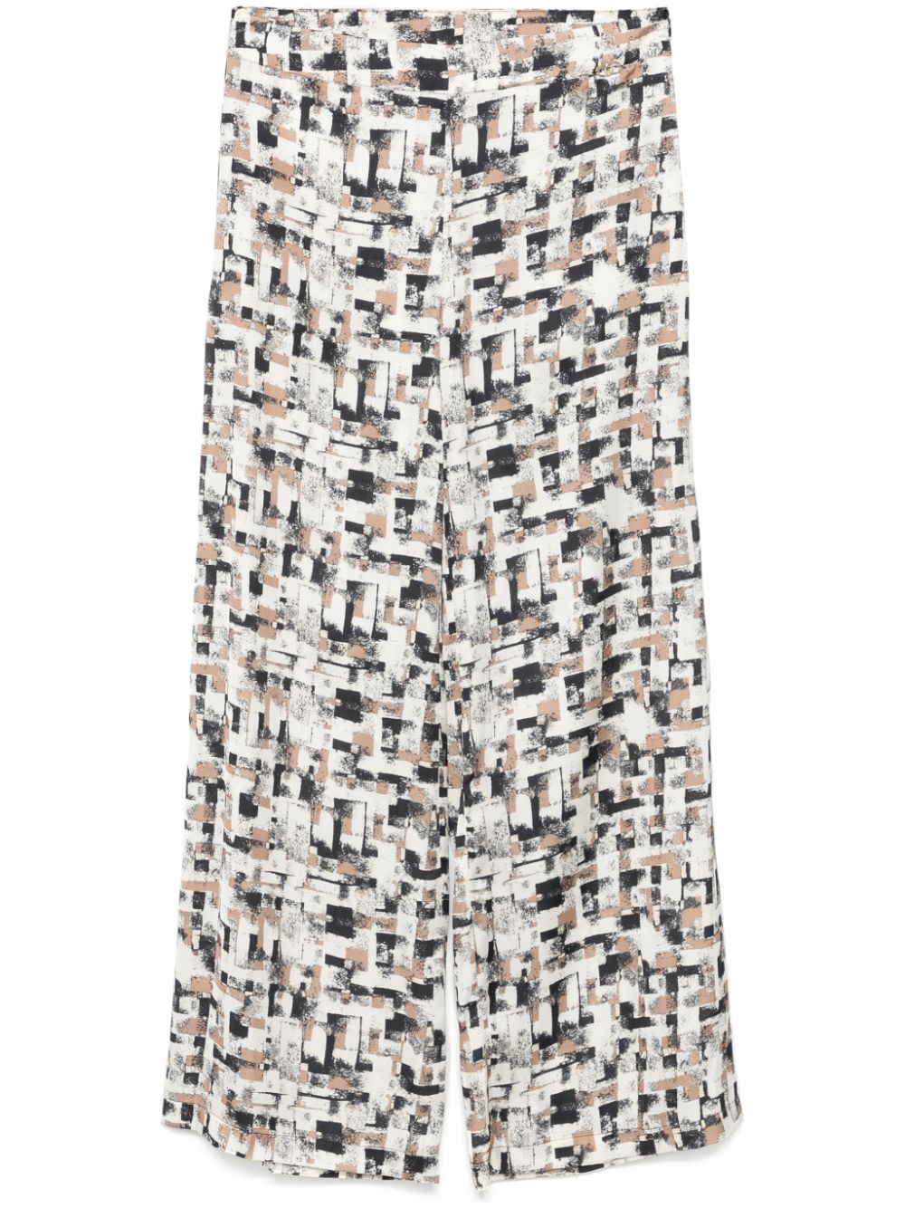 LIU JO geometric-print palazzo pants - Neutrals von LIU JO