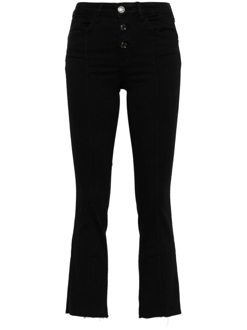 LIU JO high-rise bootcut jeans - Black von LIU JO