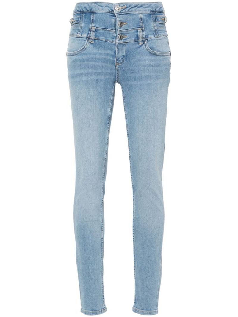 LIU JO high-rise slim-fit jeans - Blue von LIU JO