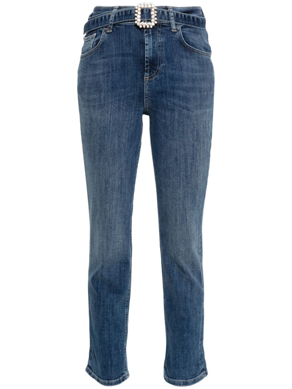 LIU JO high-rise straight-leg jeans - Blue von LIU JO