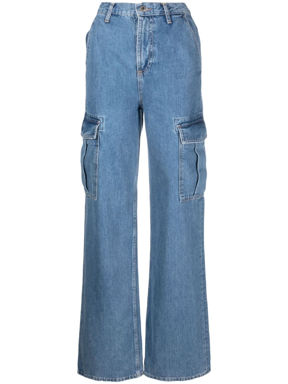LIU JO high-rise wide-leg jeans - Blue von LIU JO