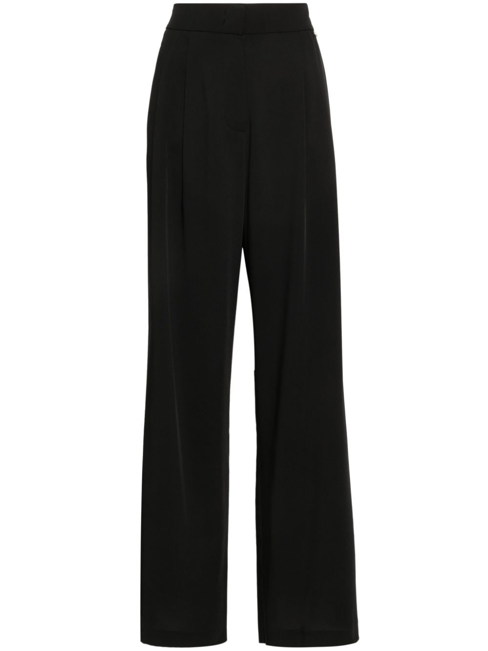 LIU JO high-waisted wide-leg trousers - Black von LIU JO