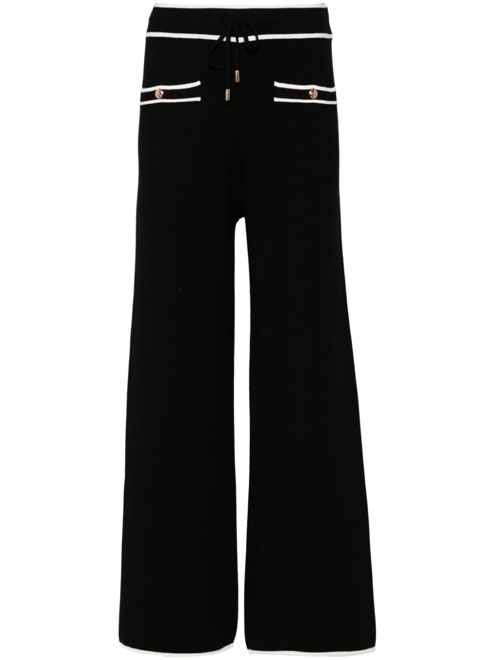 LIU JO knitted trousers - Black von LIU JO