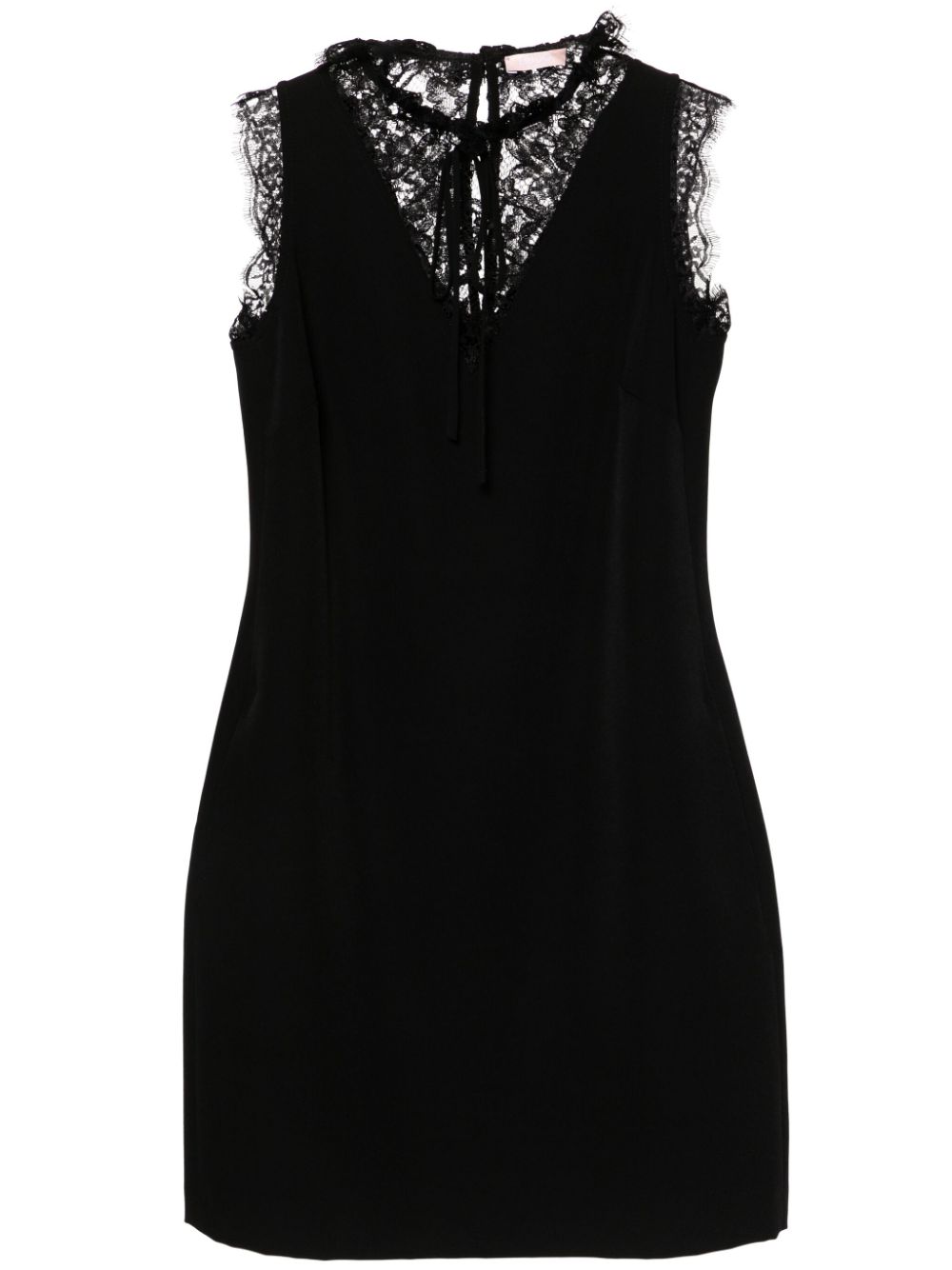 LIU JO lace-trim mini dress - Black von LIU JO