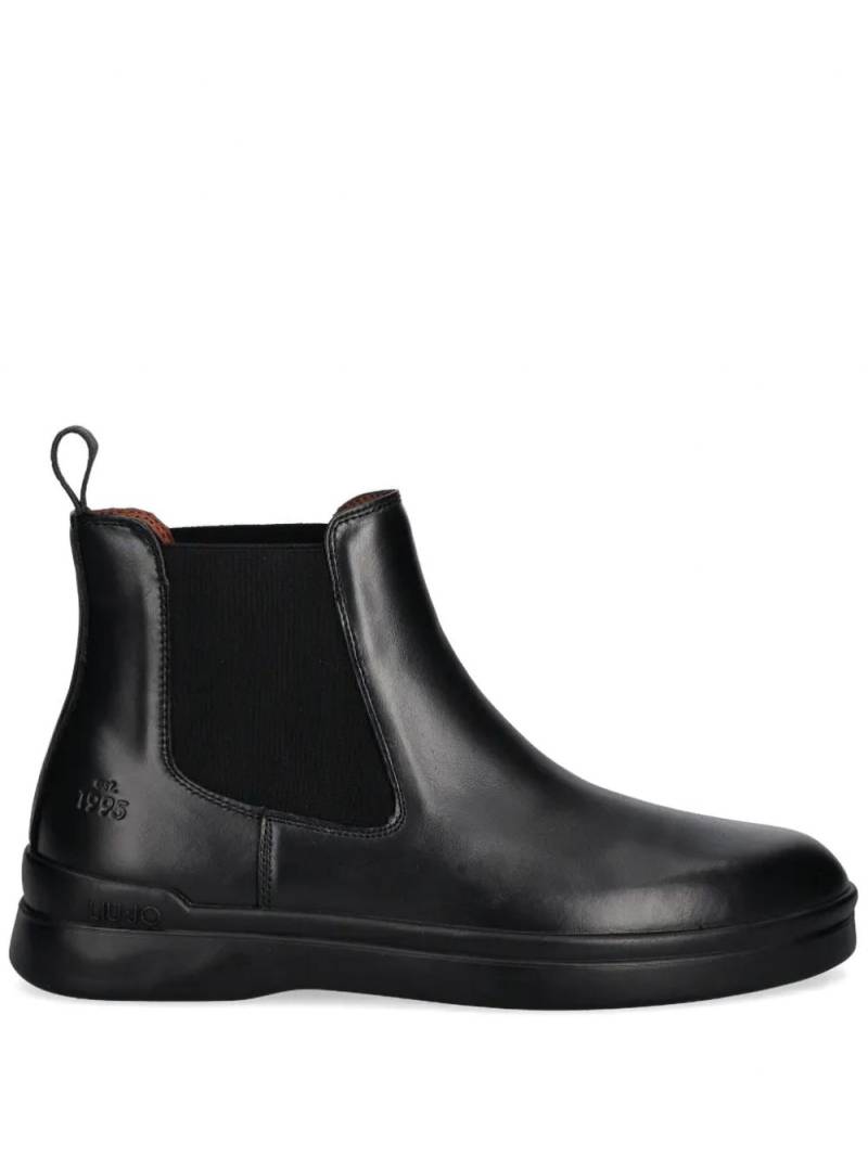 LIU JO leather Chelsea boots - Black von LIU JO