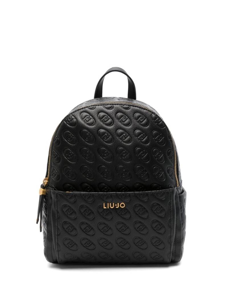 LIU JO logo backpack - Black von LIU JO