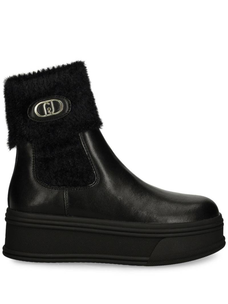 LIU JO logo boots - Black von LIU JO