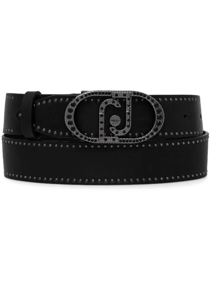 LIU JO logo buckle belt - Black von LIU JO