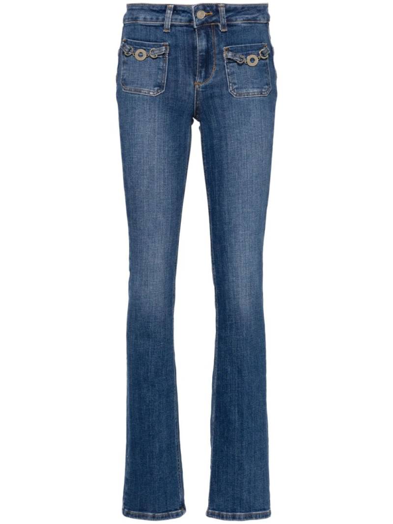 LIU JO logo-charm jeans - Blue von LIU JO