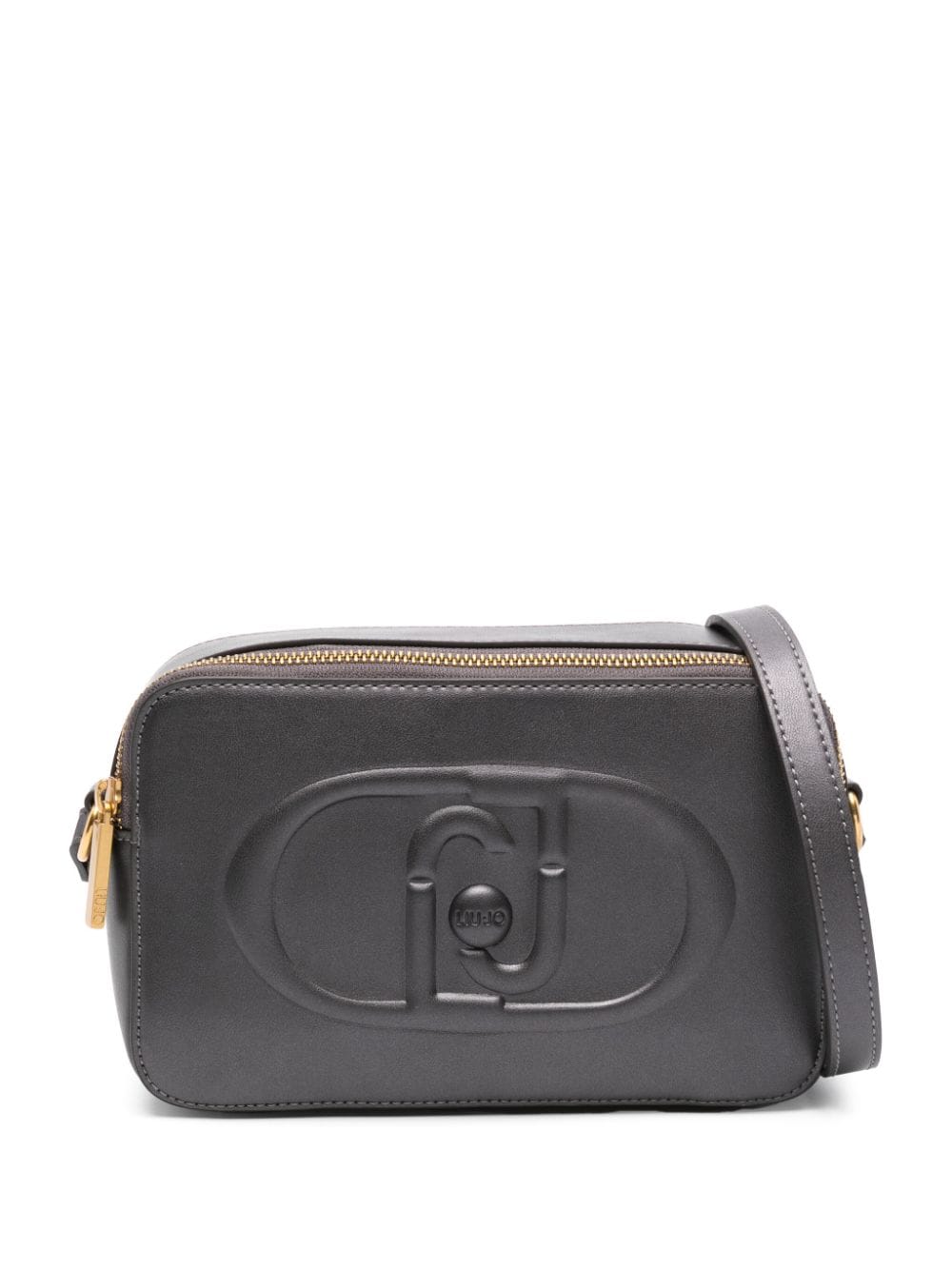 LIU JO logo-embossed cross body bag - Grey von LIU JO