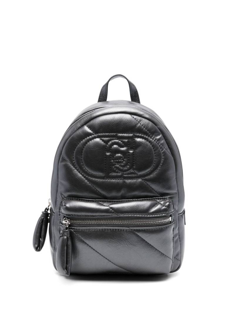 LIU JO logo-embroidered backpack - Silver von LIU JO