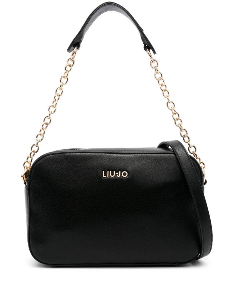 LIU JO logo-lettering cross body bag - Black von LIU JO