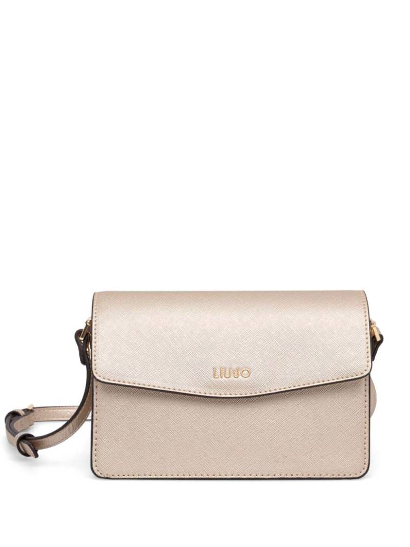 LIU JO logo-lettering cross body bag - Neutrals von LIU JO