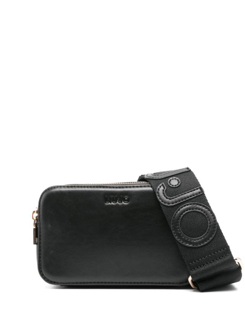 LIU JO logo-lettering crossbody bag - Black von LIU JO