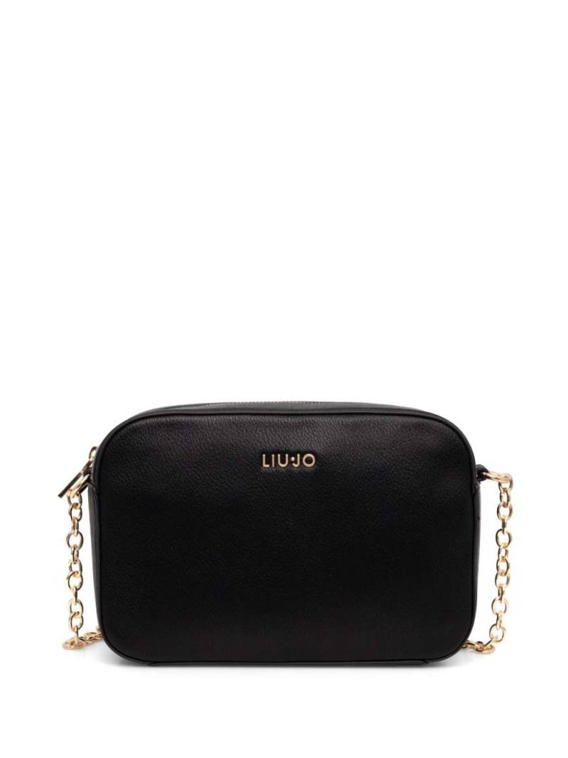 LIU JO logo-lettering crossbody bag - Black von LIU JO