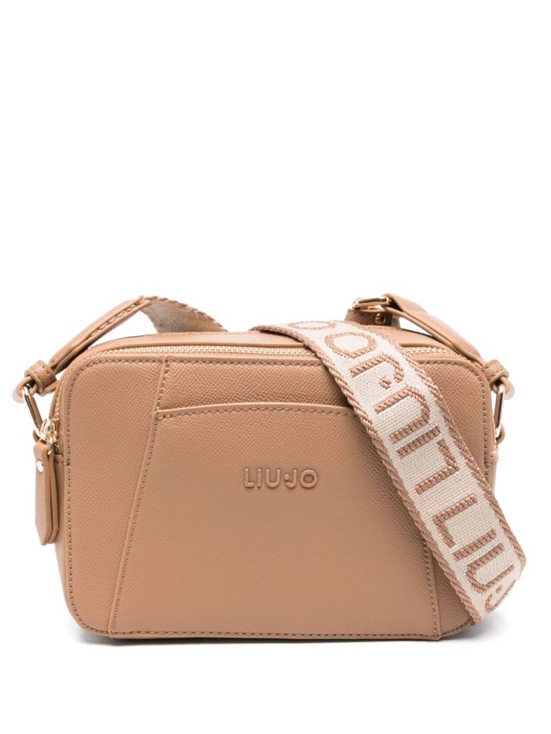 LIU JO logo-lettering crossbody bag - Neutrals von LIU JO