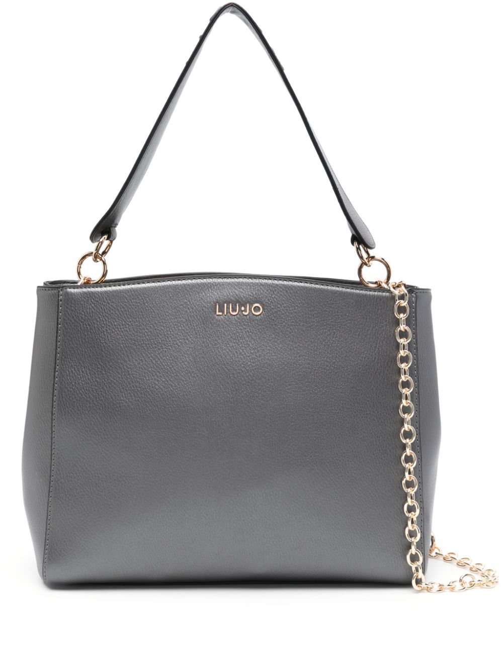 LIU JO logo-lettering tote bag - Grey von LIU JO