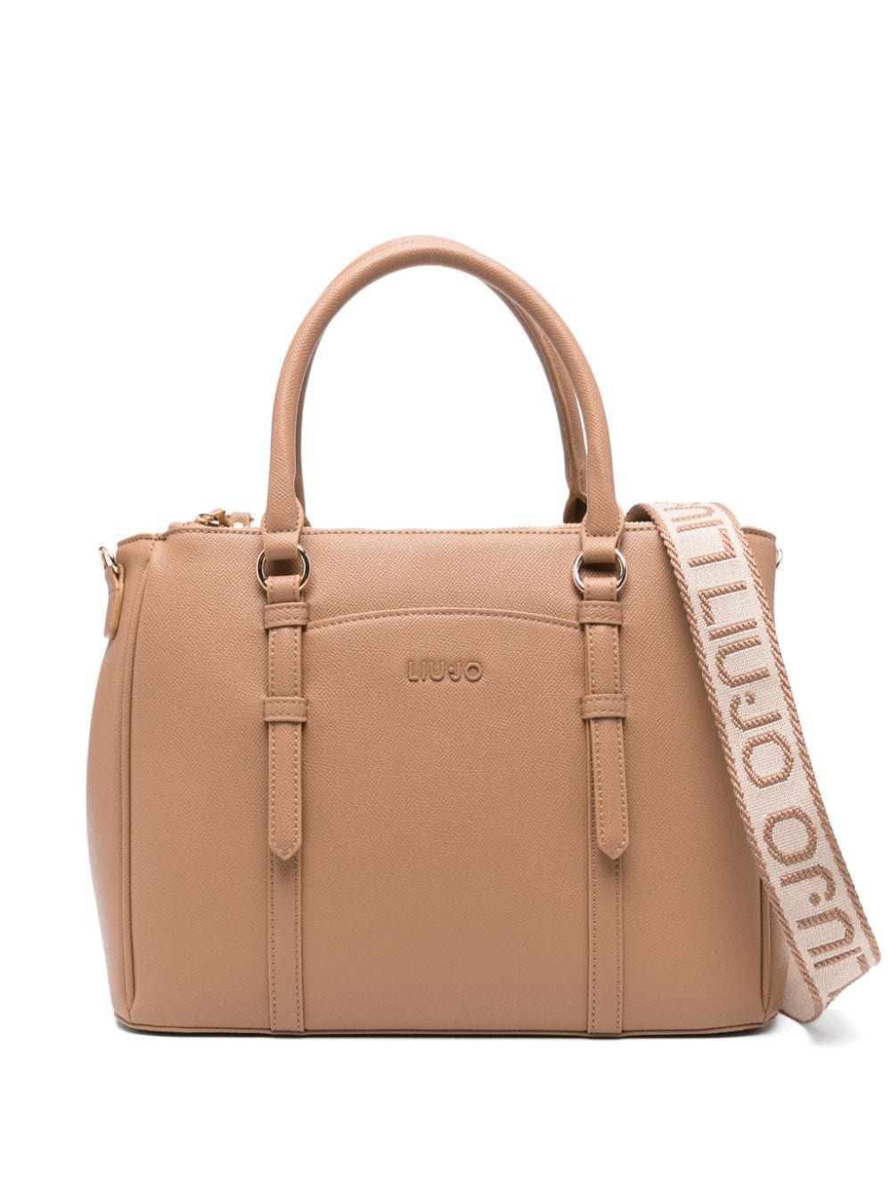 LIU JO logo-lettering tote bag - Neutrals von LIU JO