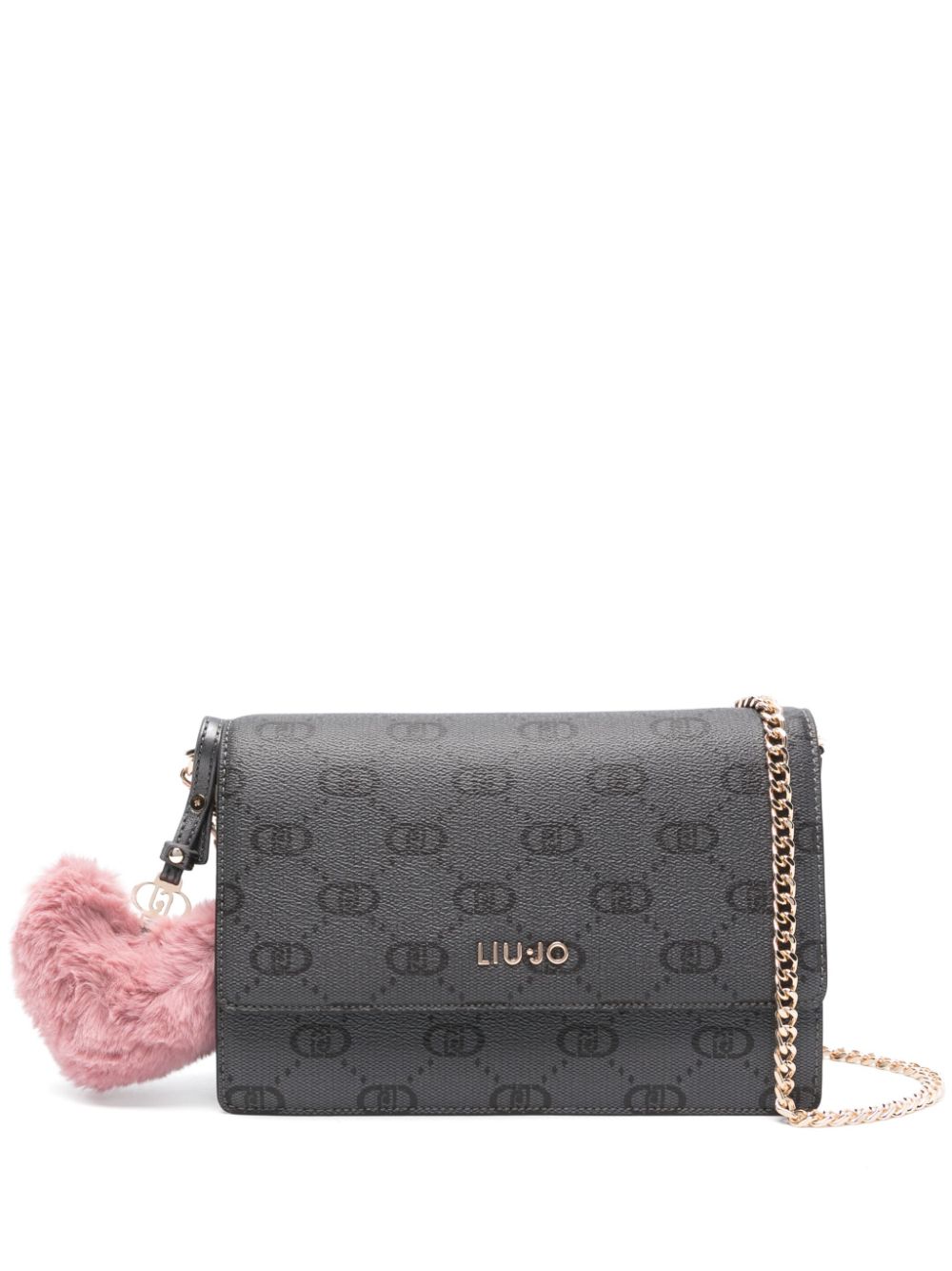 LIU JO logo-pattern cross body bag - Grey von LIU JO